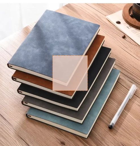 A5/B5 Custom Logo Business Office Gift Notebook with Polyurethane Cover Extra Thickness & Minimalist Design, Logo/graphic design preview