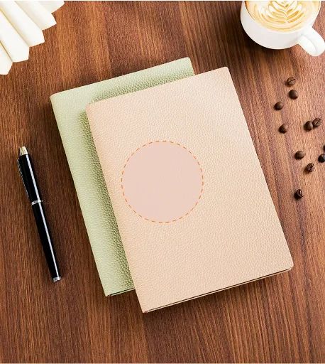 A5 Lychee-Pattern Notebook Customizable Logo Printing for Corporate Events Business Use, Logo/graphic design preview