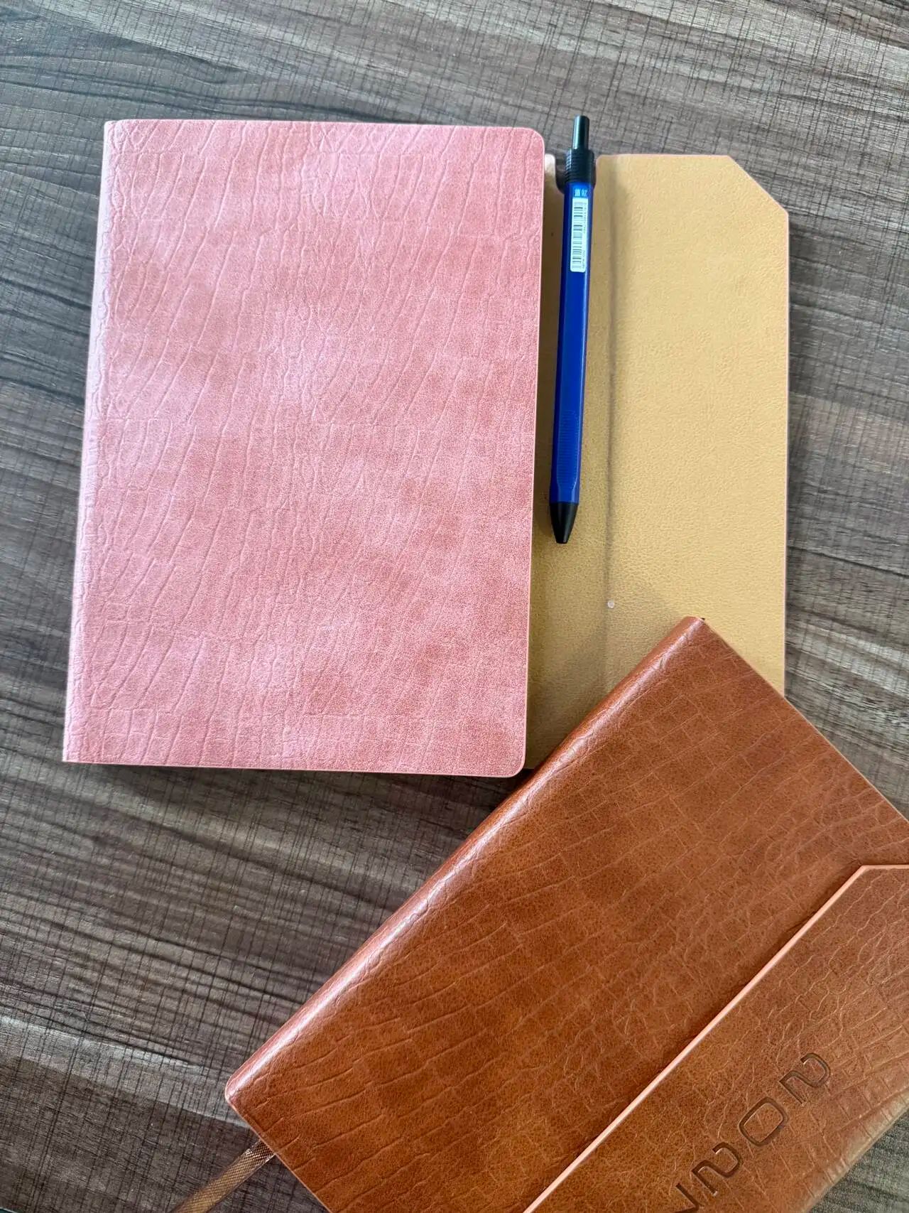 2027 3 Fold Daily Diary Custom Cover Design Planner A5 Executive Agendas in Spanish or Enlish, product detail 1
