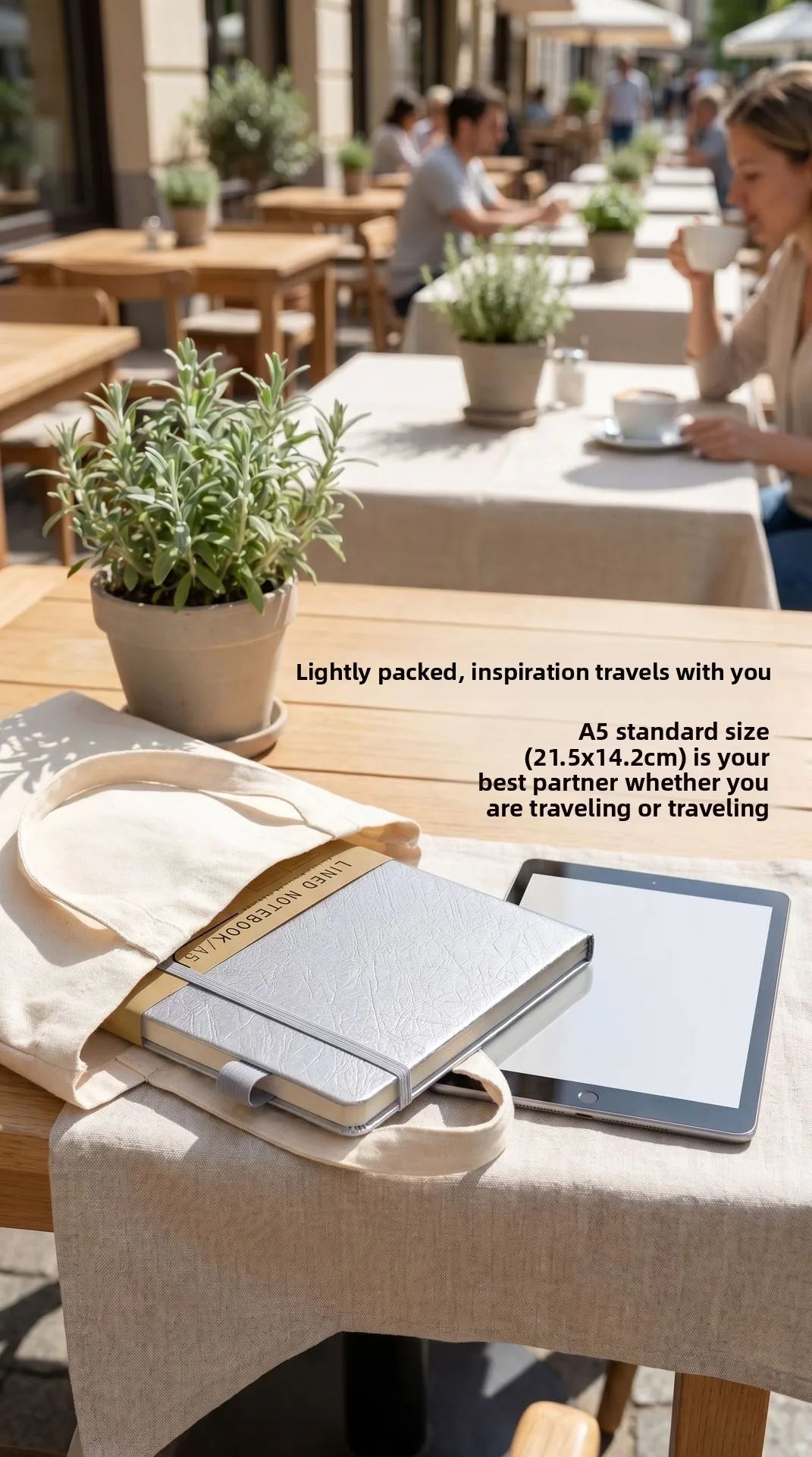 A5 DuPont Paper Notepad Custom Made Acid-free Paper Eco-Friendly Business Office Personal Logo Notebook, product detail 1