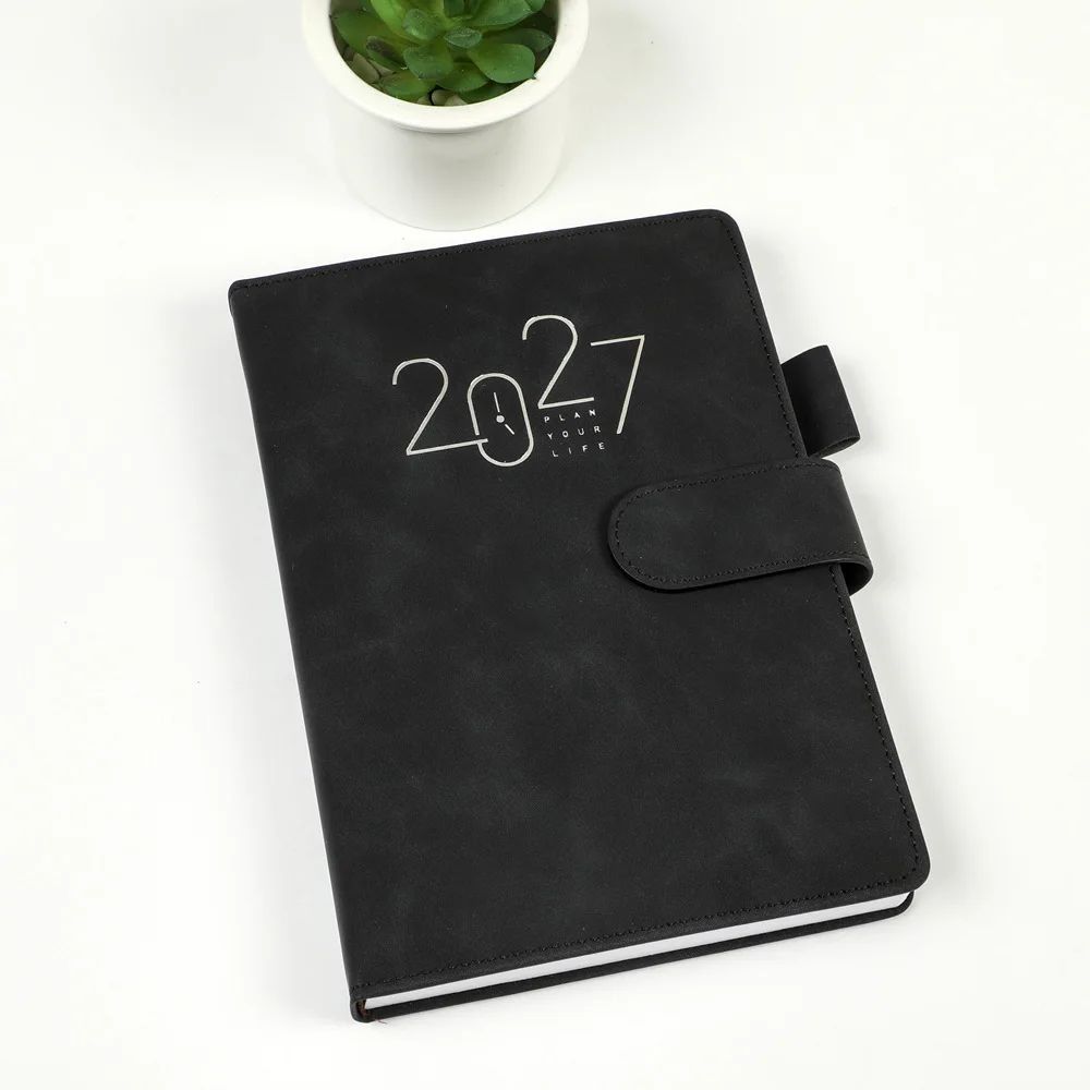 2027 English Agenda Schedule Spanish Planner Daily Plan Efficiency Gift Organizer Custom Logo Diary, product detail 2