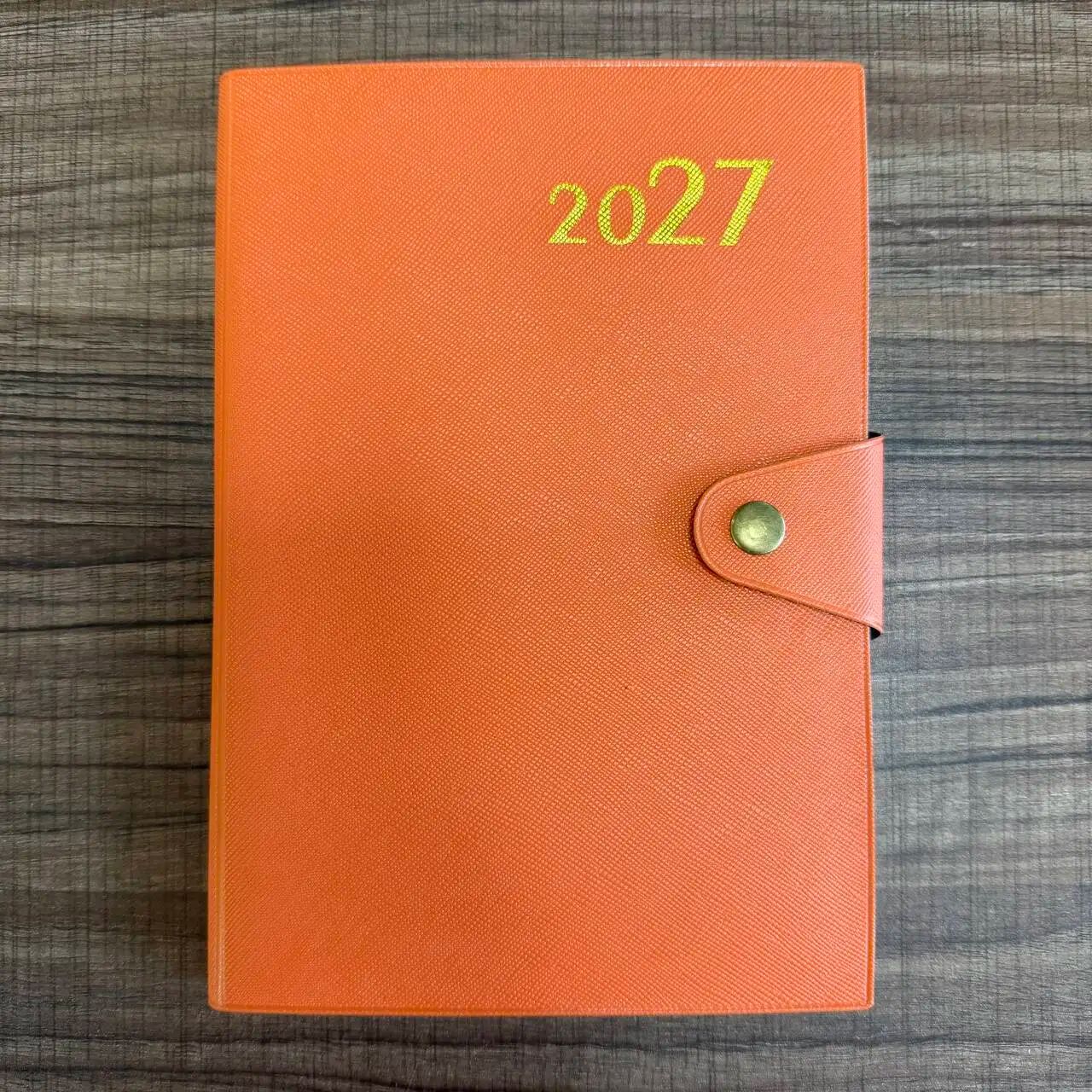 Custom Logo 2026 Journal Notebook with Buckle Agenda Diary Weekly Planner, product detail 2