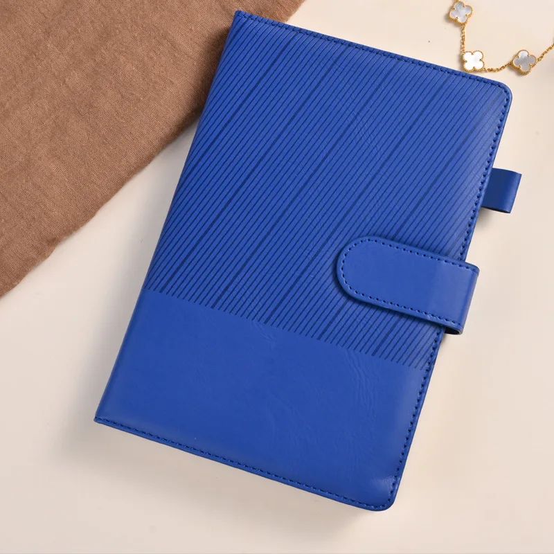 Custom Cover Business Style Notebook Pu Leather A5 Office Agenda Planner Journal Book, product detail 3