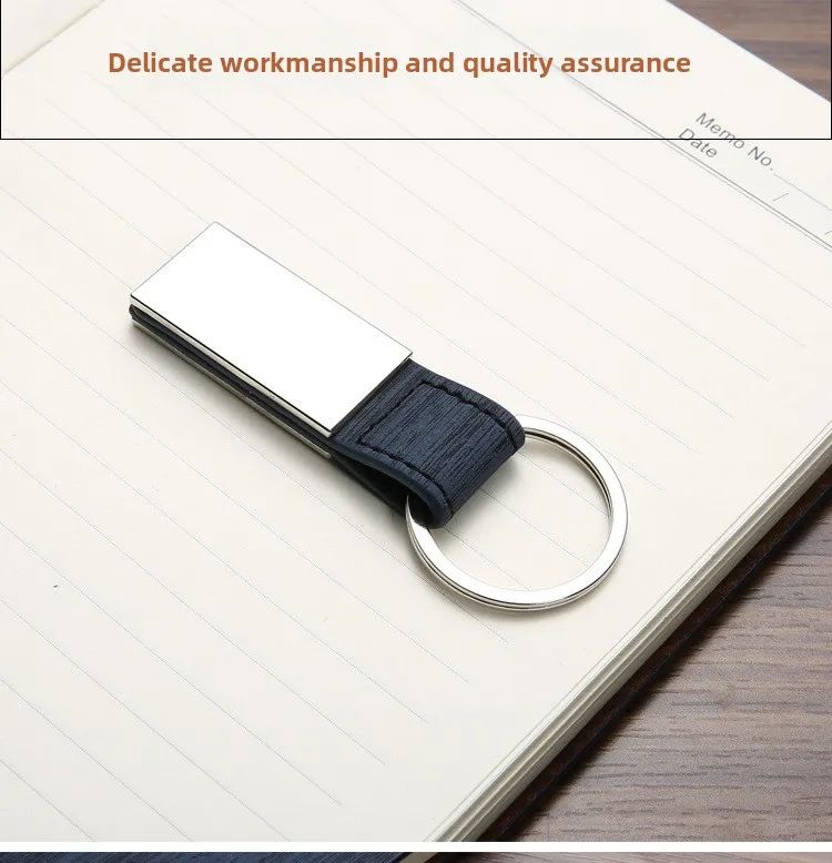 Notebook Keychain Personalized Modern Minimalist Pen Business Office Gift Card Holder Custom Logo Gift Set, product detail 3