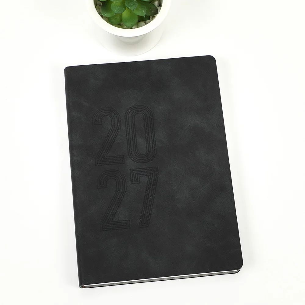 Agenda English Spanish Effective Planner Notebook 2027 Whole Year Logo Custom French A5 Diary, product detail 3