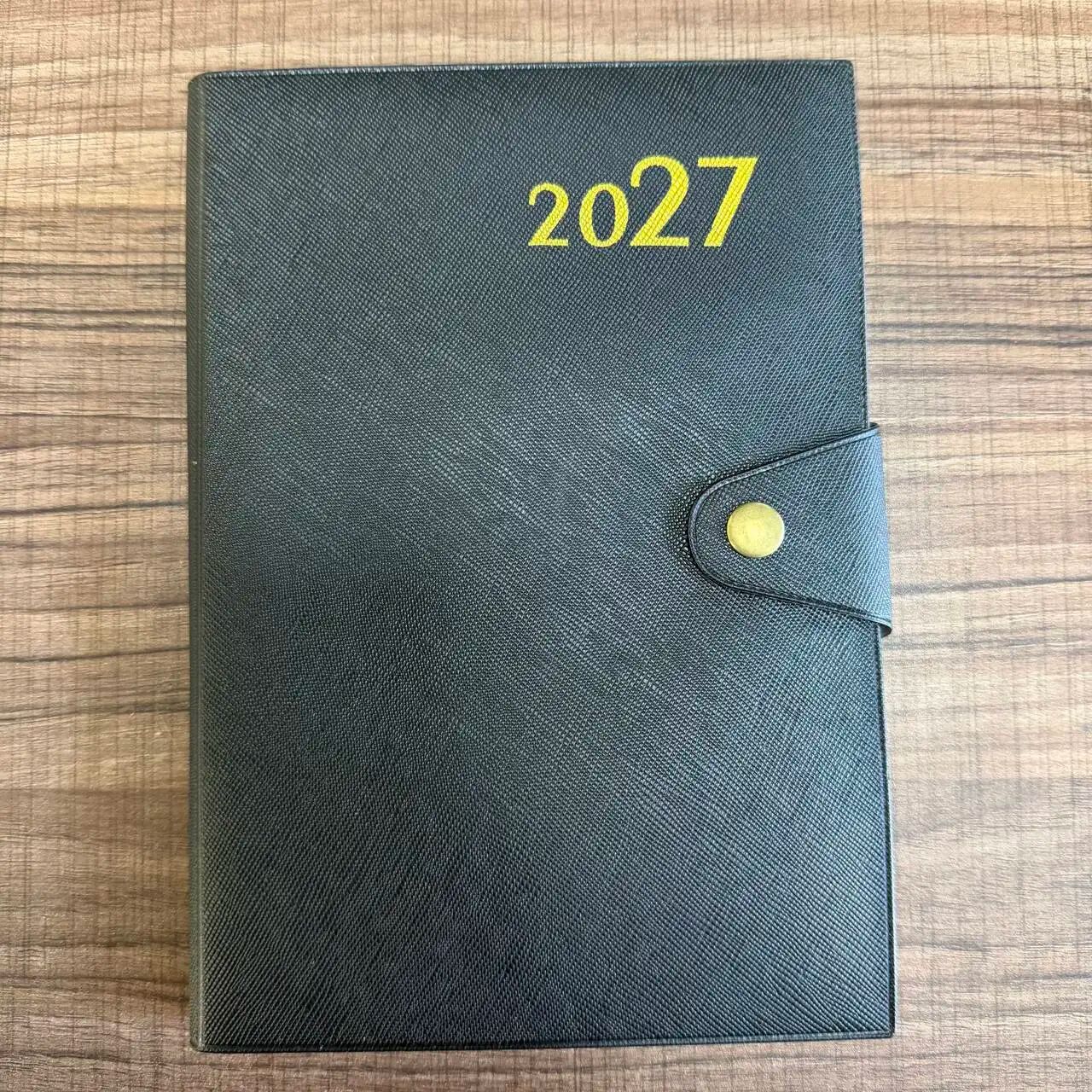 Custom Logo 2026 Journal Notebook with Buckle Agenda Diary Weekly Planner, product detail 4