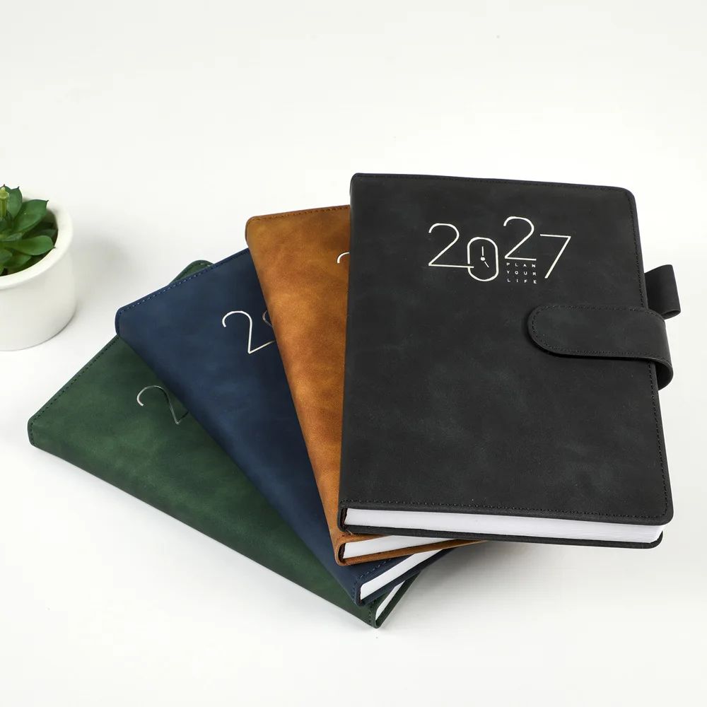 2027 English Agenda Schedule Spanish Planner Daily Plan Efficiency Gift Organizer Custom Logo Diary, product detail 4
