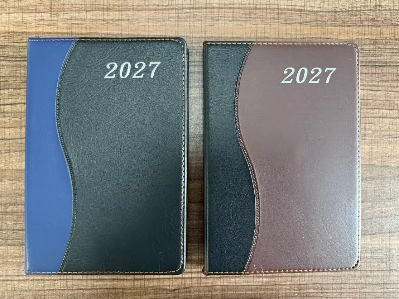 2027 Pvc Cover Spanish Diary Custom Logo Agenda Office Planner Weekly Notebook, product detail 5