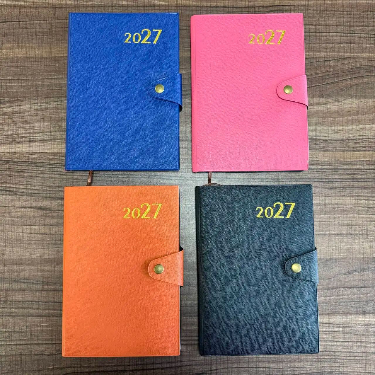 Custom Logo 2026 Journal Notebook with Buckle Agenda Diary Weekly Planner, product detail 5