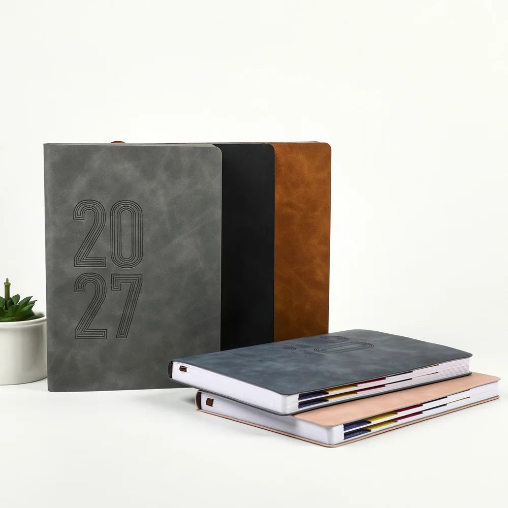 Agenda English Spanish Effective Planner Notebook 2027 Whole Year Logo Custom French A5 Diary, product detail 6