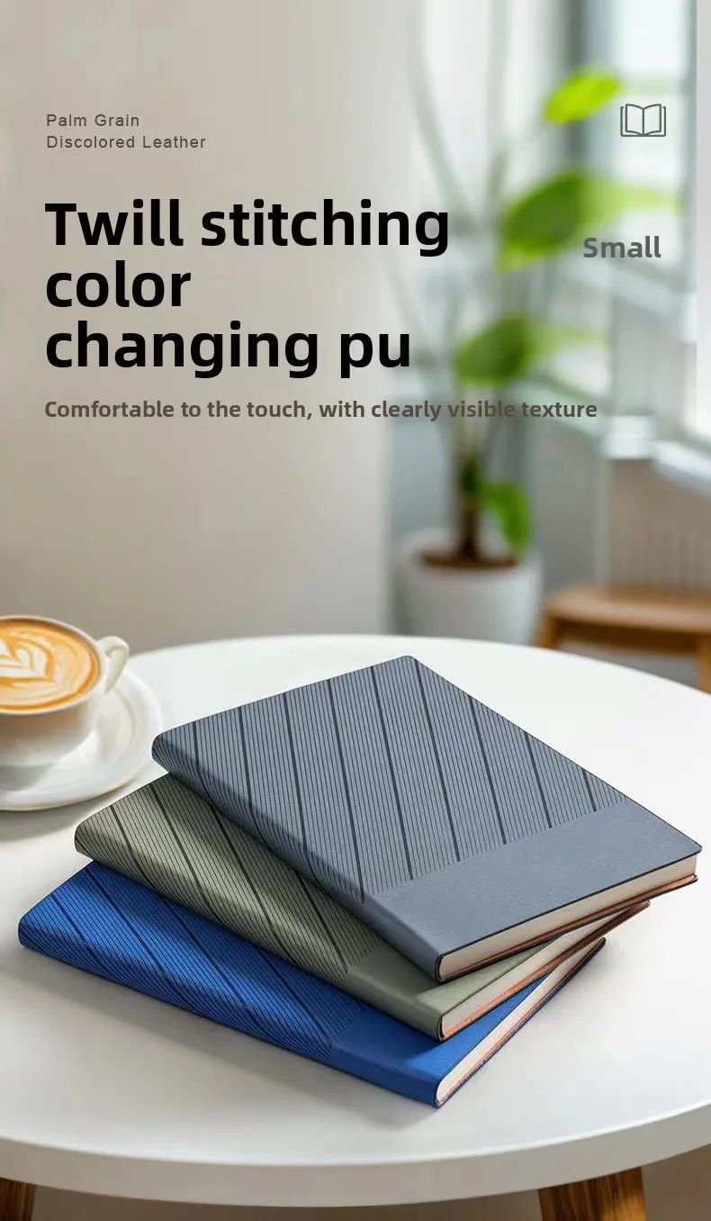 A5 Notebook Gift Set Customizable Stylish Design Faux Leather Cover Wireless Perfect Binding Business Office Meetings Makes, product detail 7