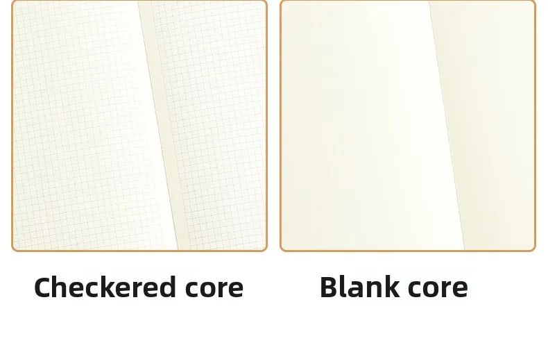 A5 Tri-fold Business Notebook Stylish and Thick Faux Leather-bound with Customizable logo Gift Option, product detail 7