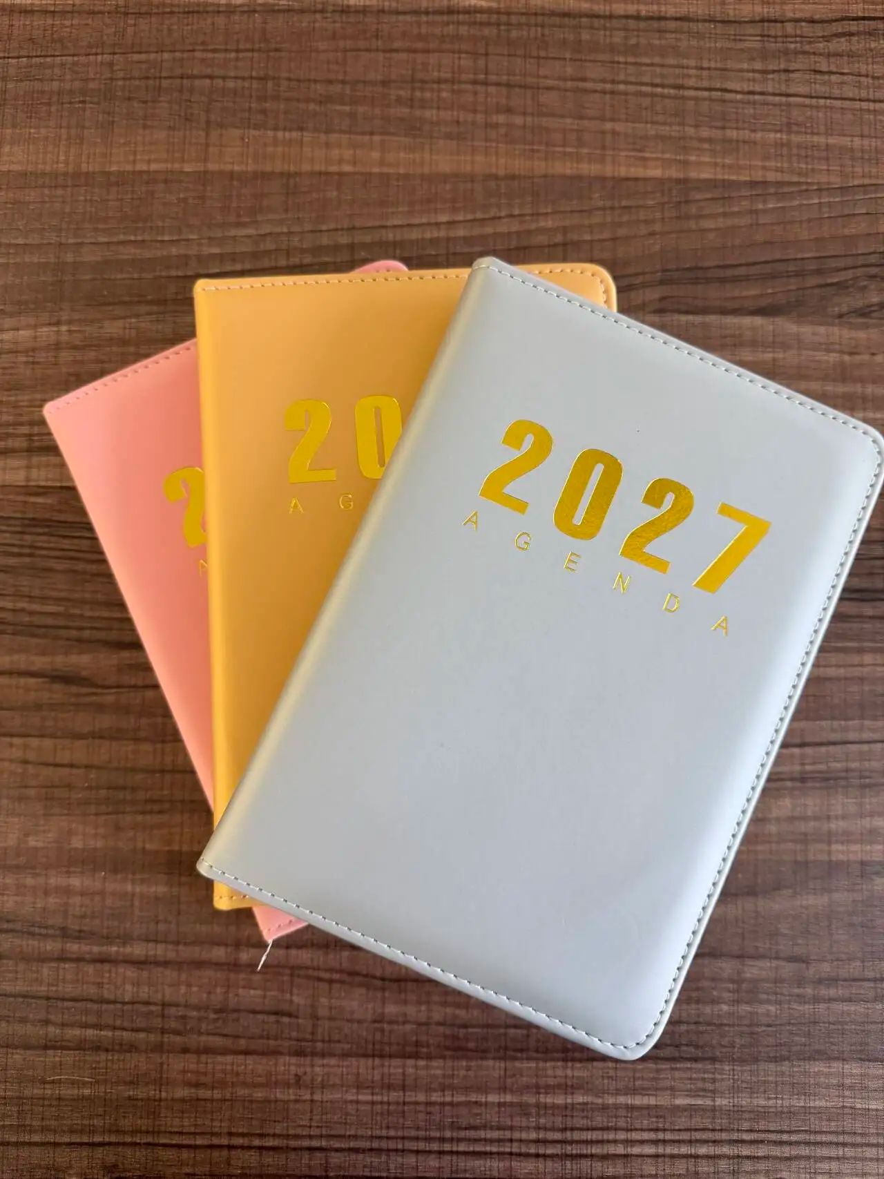 2027 Custom Language Agenda Planner A5 Writing Notebook Office Journal Book Customized Design, product detail 8