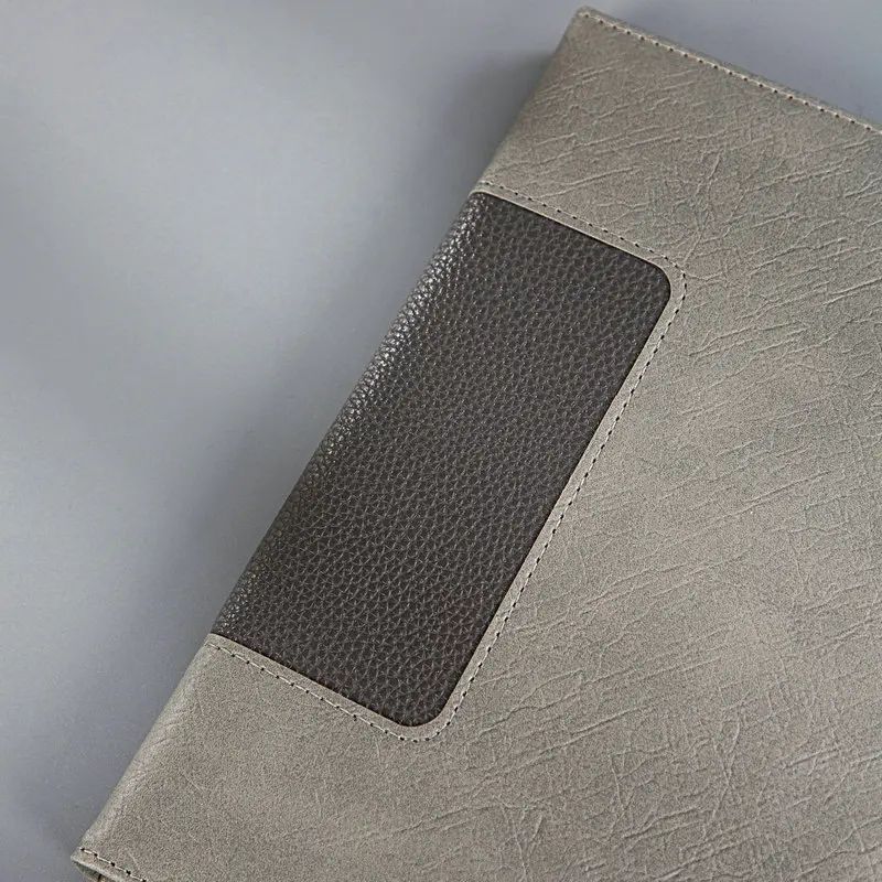 Exquisite PU Leather A5 Business Office Student Notepad Custom Logo Notebook With Magnetic Snap, product detail 9