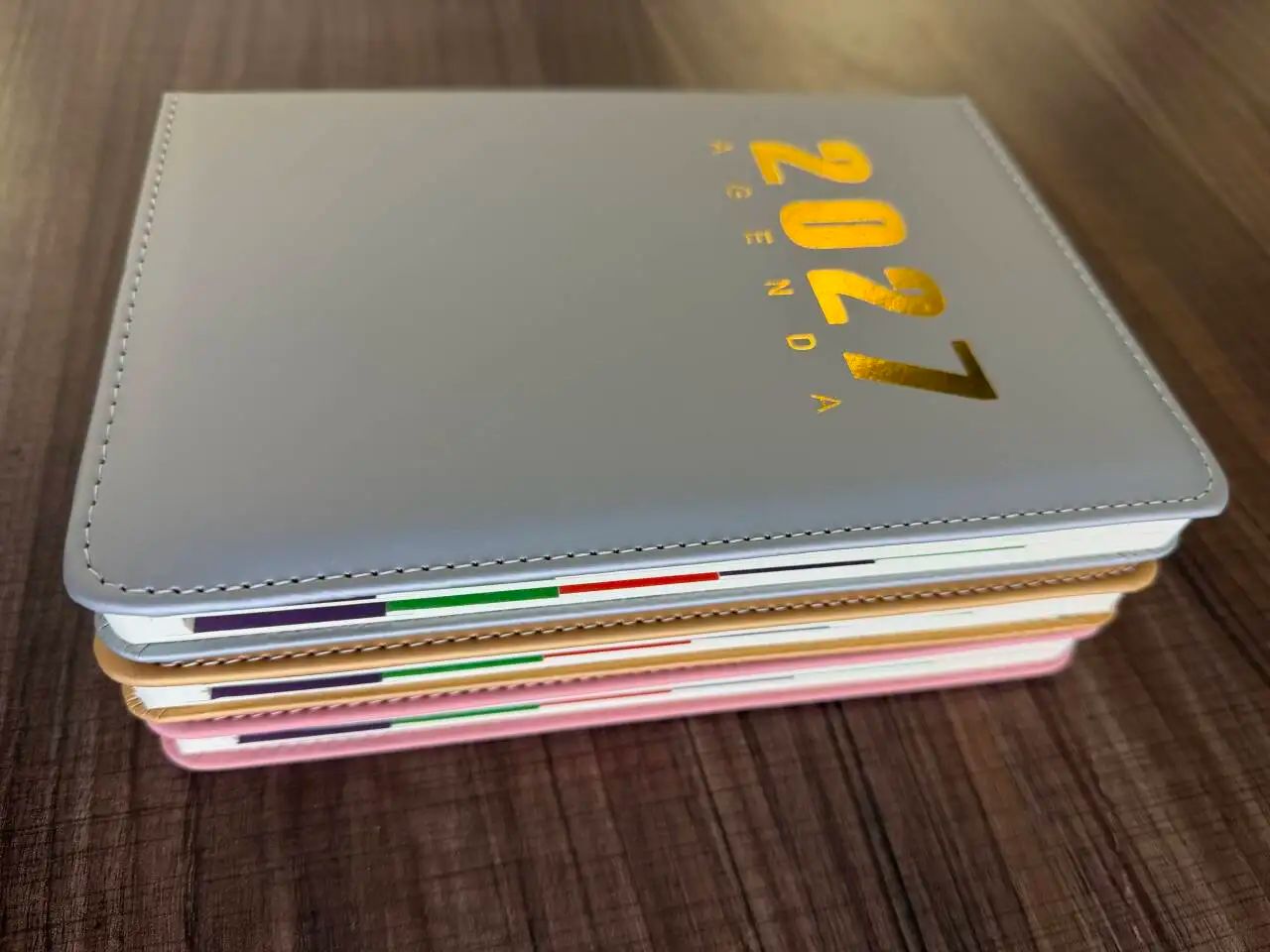 2027 Custom Language Agenda Planner A5 Writing Notebook Office Journal Book Customized Design, product detail 9
