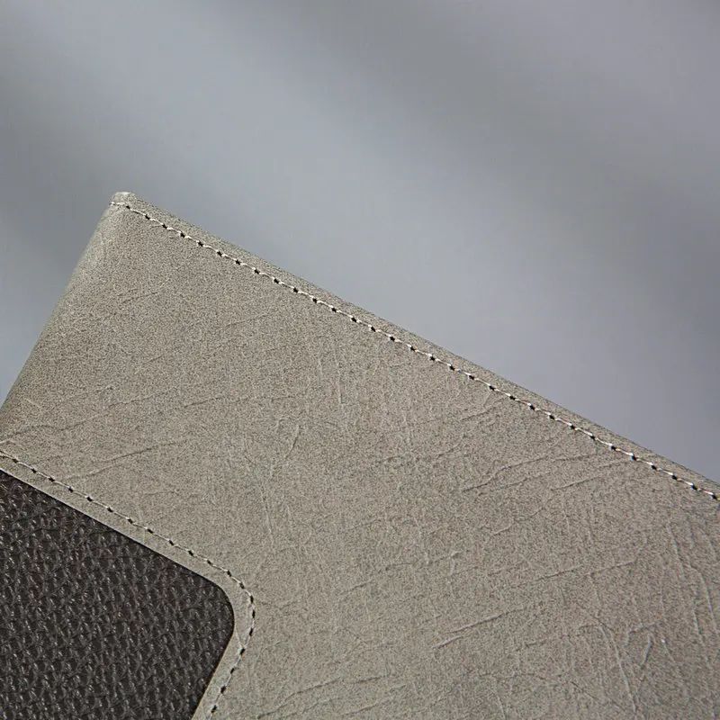 Exquisite PU Leather A5 Business Office Student Notepad Custom Logo Notebook With Magnetic Snap, product detail 10