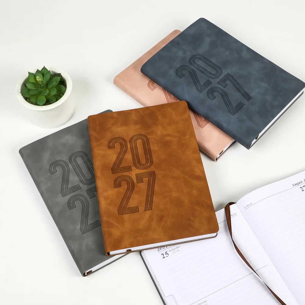 Agenda English Spanish Effective Planner Notebook 2027 Whole Year Logo Custom French A5 Diary, product detail 11