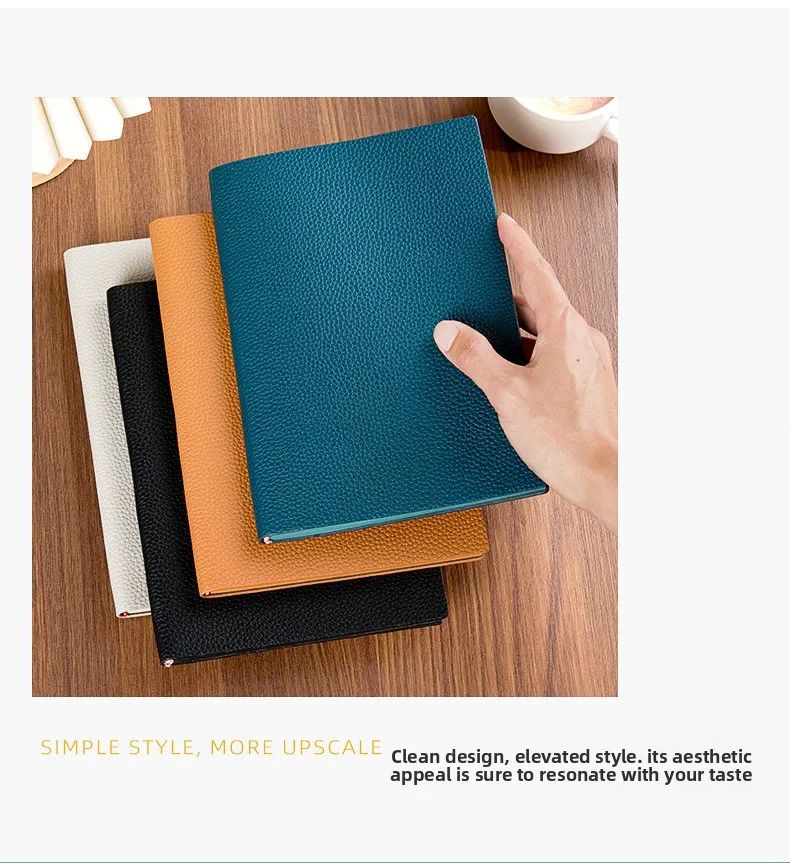 A5 Lychee-Pattern Notebook Customizable Logo Printing for Corporate Events Business Use, product detail 11