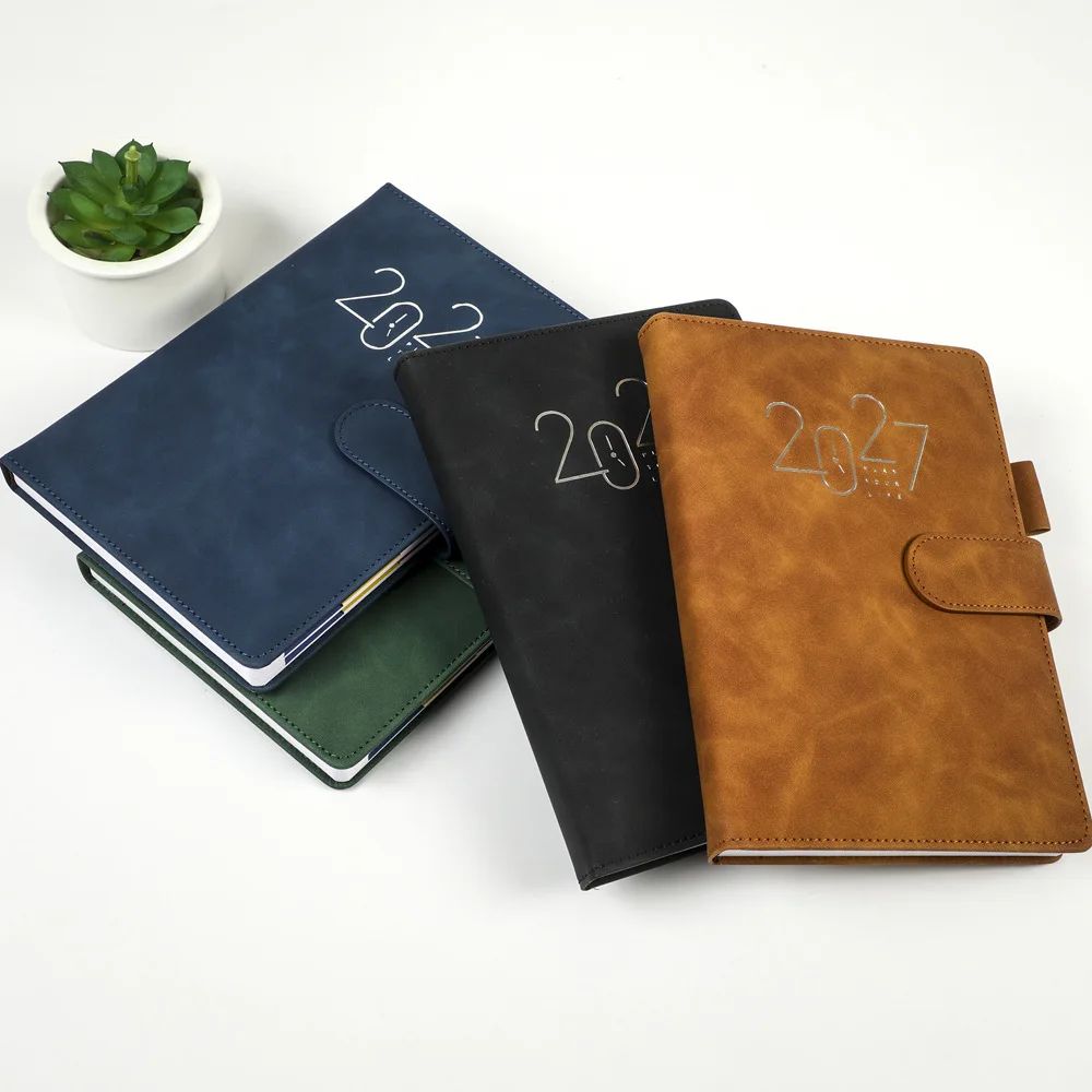 2027 English Agenda Schedule Spanish Planner Daily Plan Efficiency Gift Organizer Custom Logo Diary, product detail 13