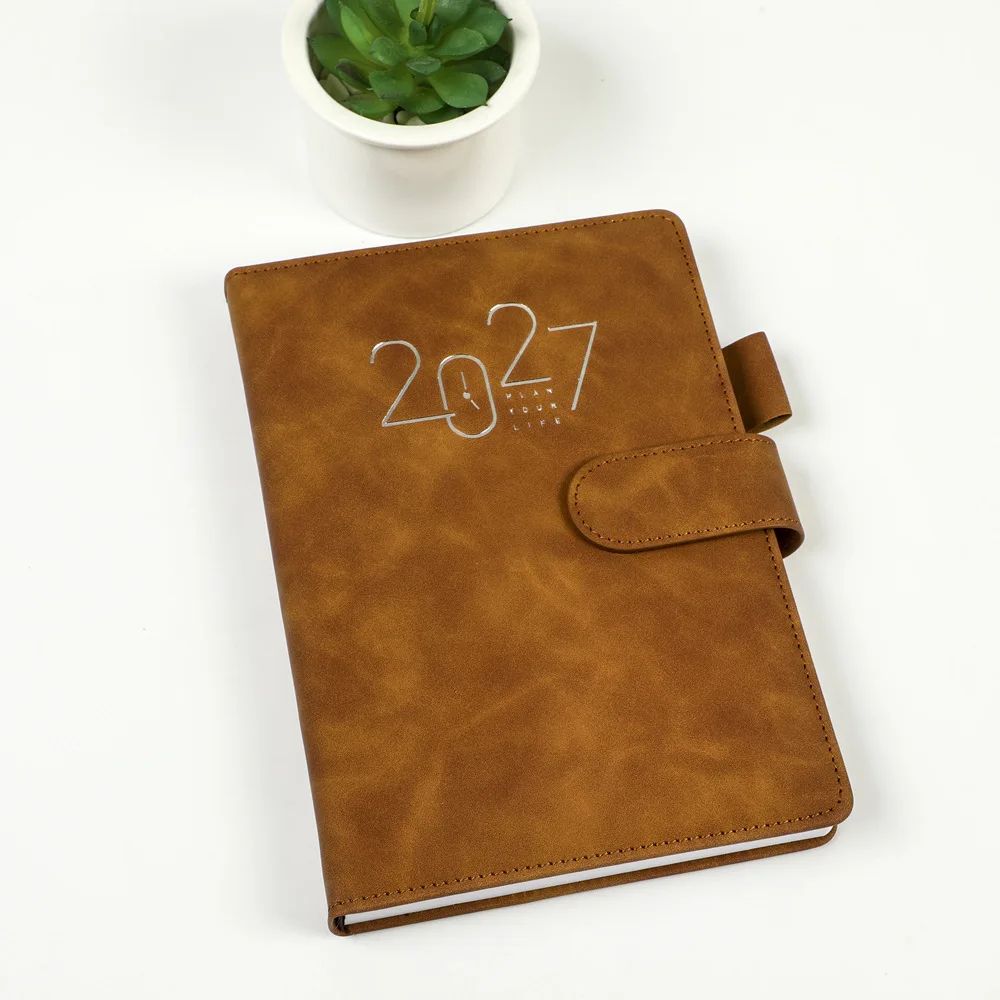 2027 English Agenda Schedule Spanish Planner Daily Plan Efficiency Gift Organizer Custom Logo Diary, product detail 14