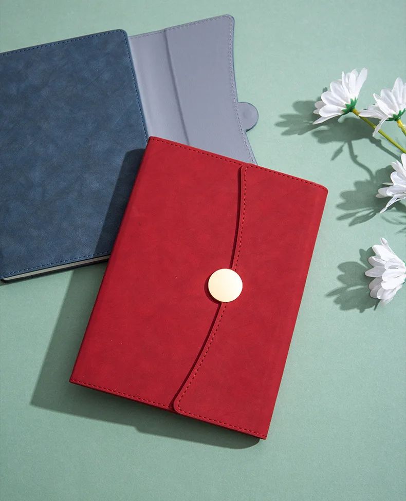 A5 Business Notebook Custom Logo Gift Box Set with Faux Leather Cover and Eye-Protective Paper for High-Value Meetings, product detail 15