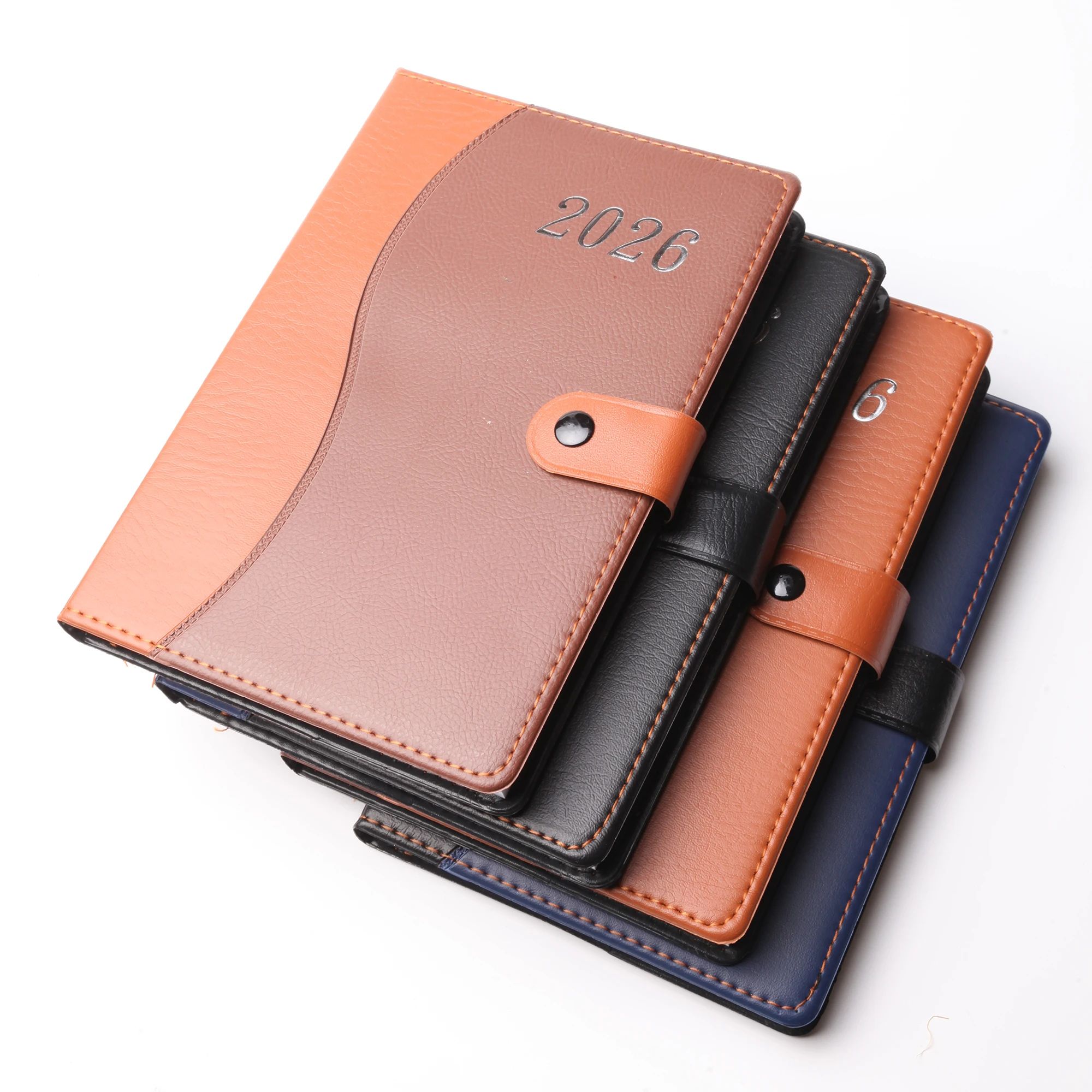 A5 Notebook Custom Logo Personal Agenda Organizer Spanish English Daily Agenda 2026, product view 1