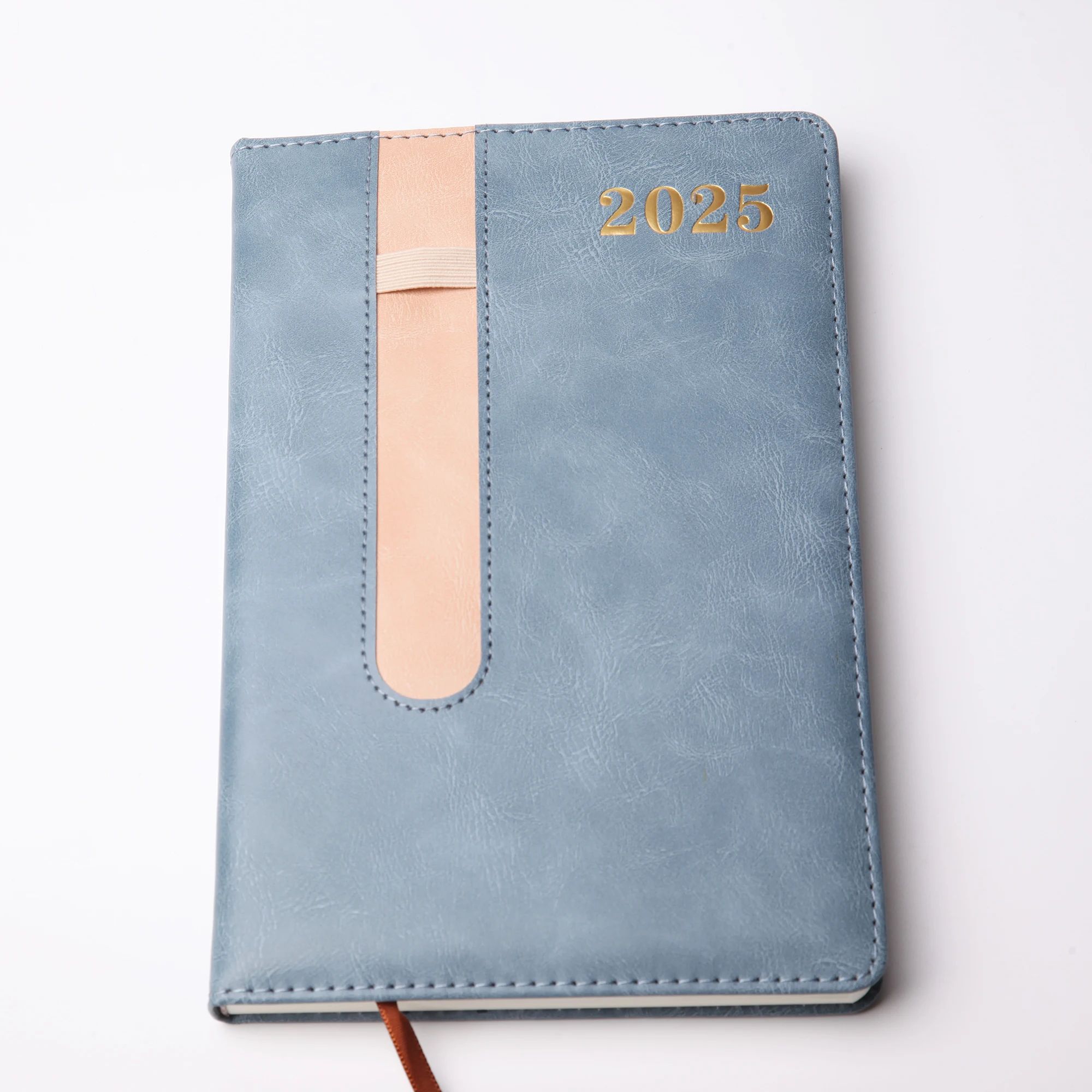 Journals Custom logo 2025 Diary Notebook Custom Cover Promotional Pen Holder Planner Agenda A5, product view 1