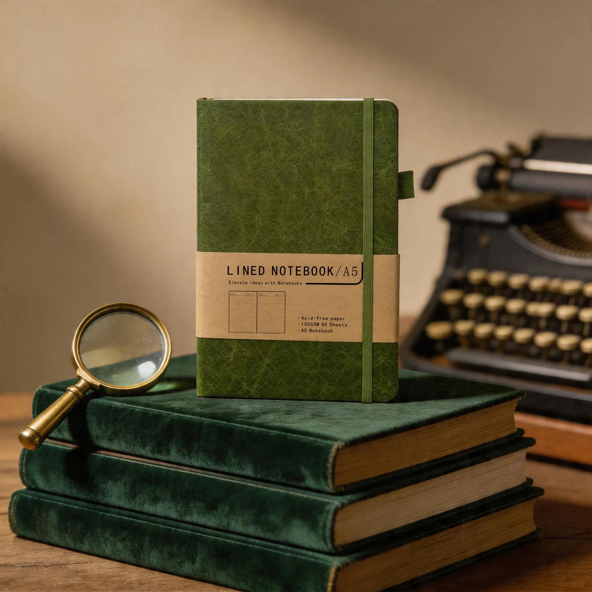 A5 DuPont Paper Notepad Custom Made Acid-free Paper Eco-Friendly Business Office Personal Logo Notebook, product view 1