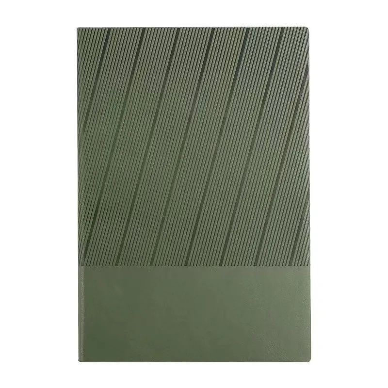 A5 Notebook Gift Set Customizable Stylish Design Faux Leather Cover Wireless Perfect Binding Business Office Meetings Makes, product view 1