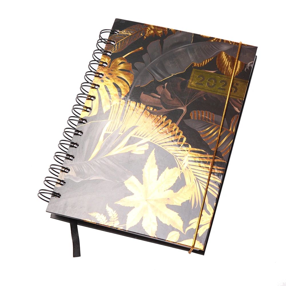 School A5 Notebook Cover A5 Notebook with logo Custom Hardcover Notebook Spiral Binding Printing Private Label Journal Agenda Planner, product view 1