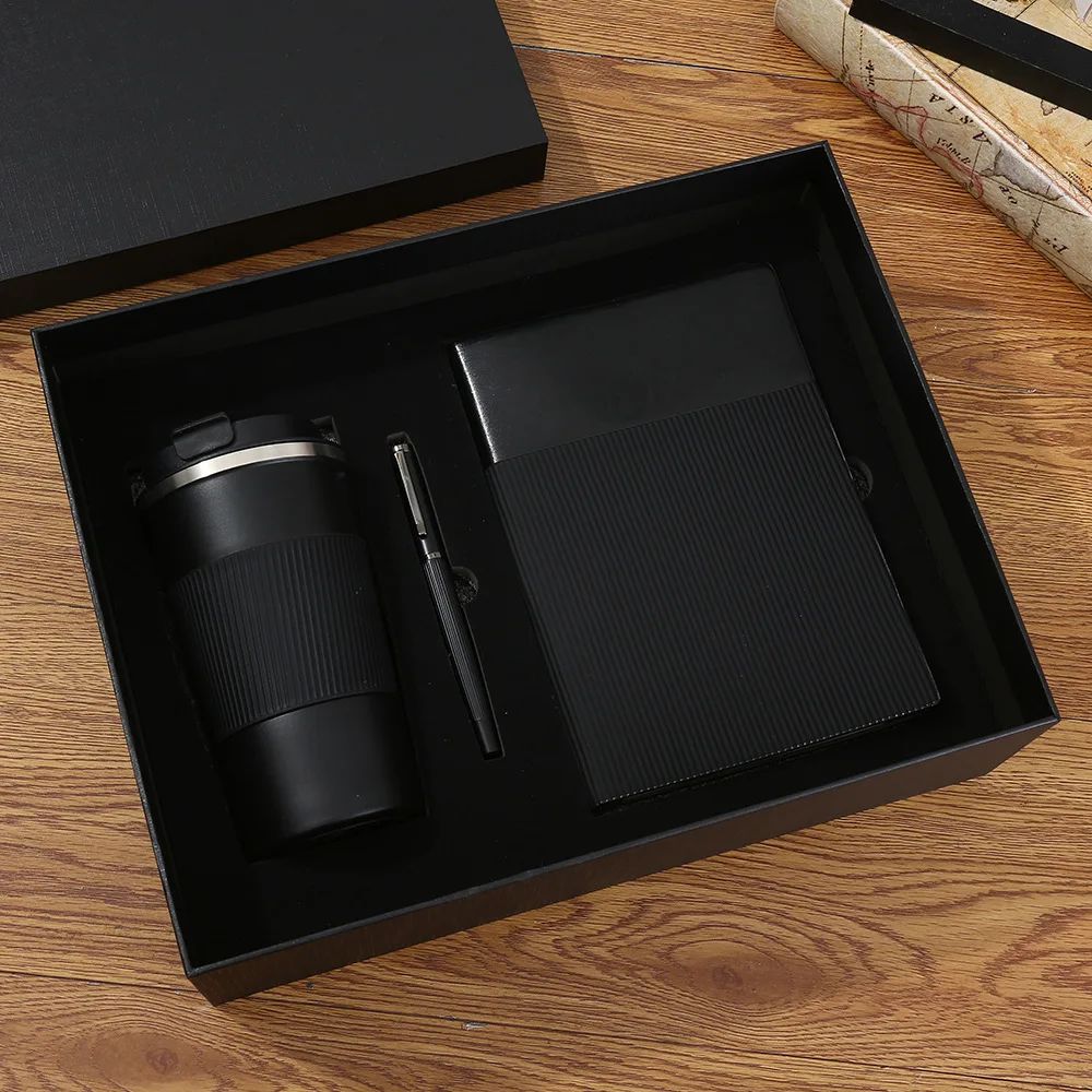 Holiday Premium Business Gift Set Custom Pen PU Notebook Corporate Event Souvenir Items Gift Set With Cup, product view 1