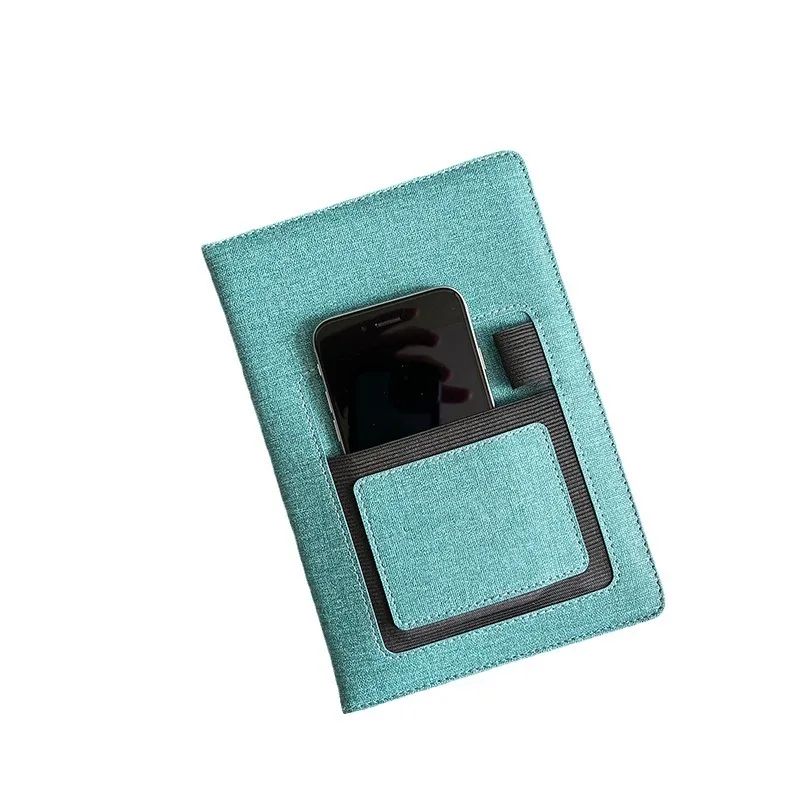Notebook Business Use with Pocket and Pen Holder Writing Journal Office Agenda Custom logo, product view 1