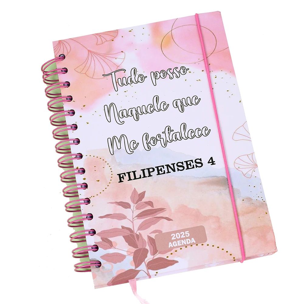 School A5 Custom logo Printing Planner School Supplies Student Notebook with Elastic Band Bullet Diary, product view 1