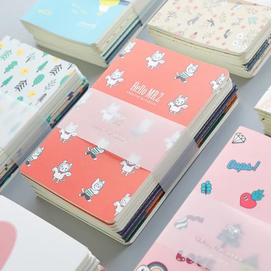 A5 Size Notepad Notebook with Custom Cover &logo, product view 1