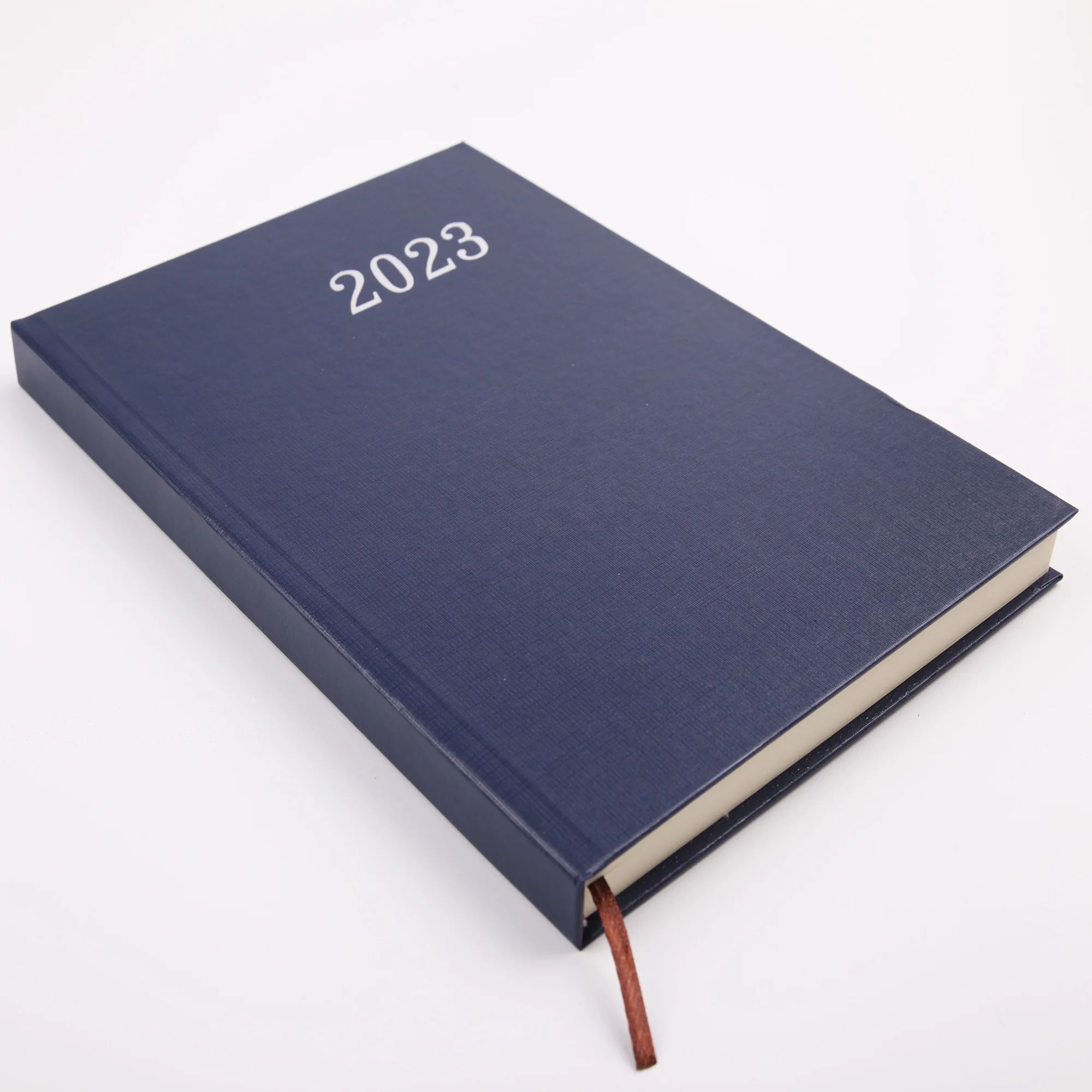 Custom Hardcover A5 Spanish English Italy Diary Custom Cover Logo Shiny Finish, product view 1