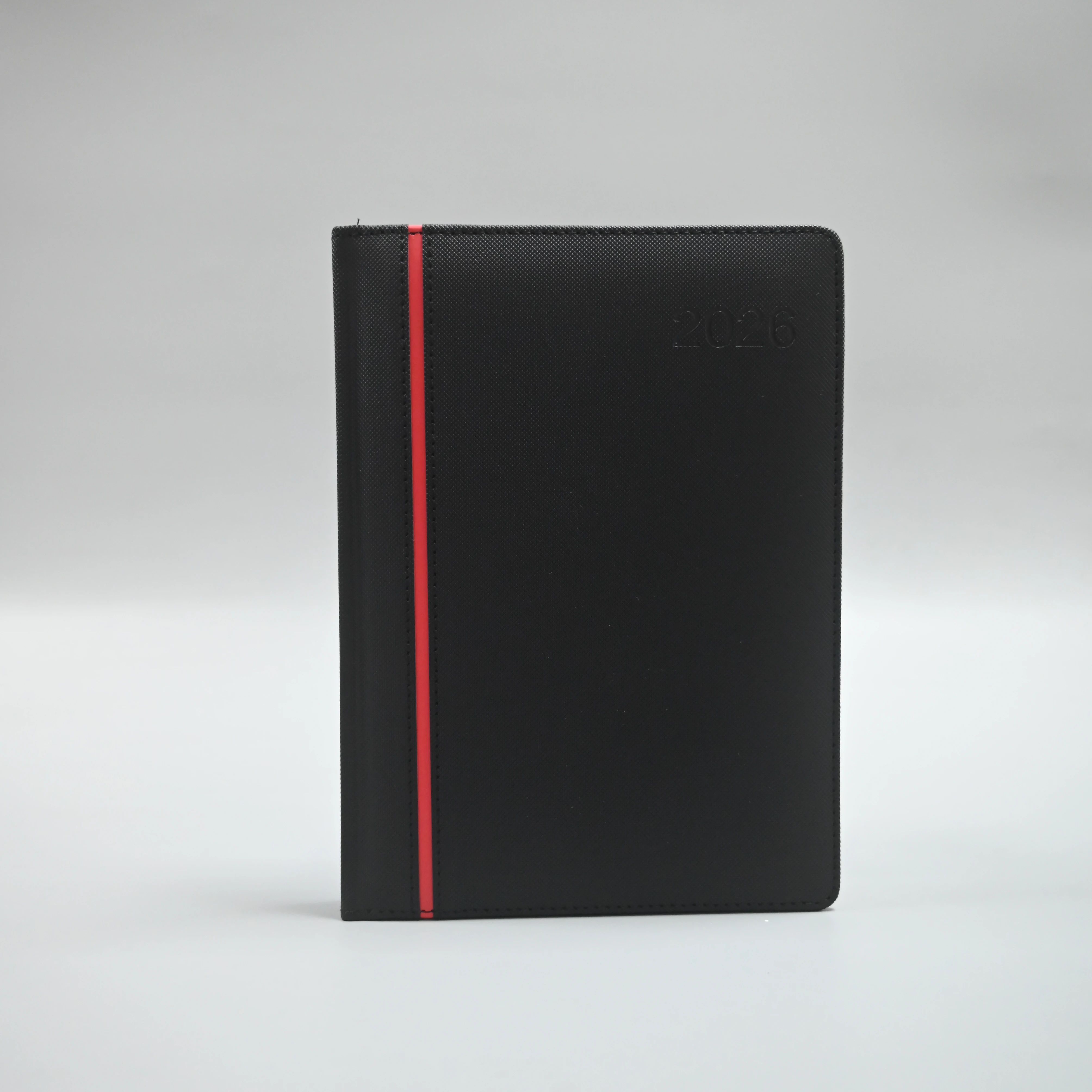 german language 2026 Journal Printing Budget Planners or Notebook with customized cover agenda, product view 1