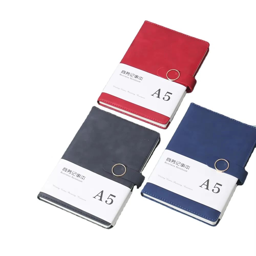 A5 Business Lined Journals Notebook Pu Leather Business A5 Notebook Multi Functional Pu Leather Business Office Notebook, product view 1