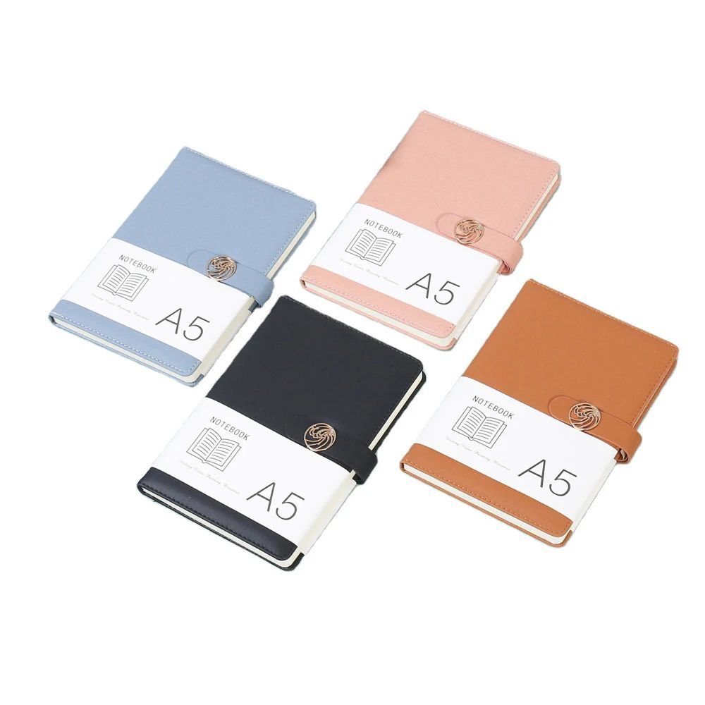 Business A5 Notebook Multi Functional Pu Leather A5 Business Lined Journals Notebook Pu Leather A5 Business Hard Notebook, product view 1
