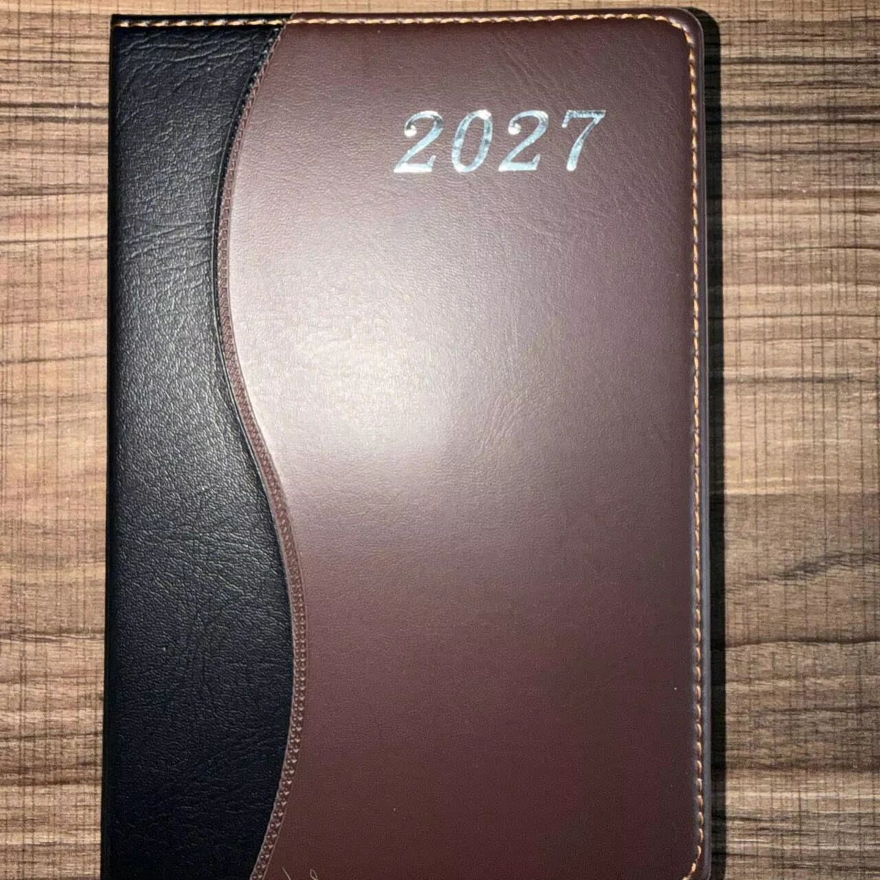 2027 Pvc Cover Spanish Diary Custom Logo Agenda Office Planner Weekly Notebook, product view 1