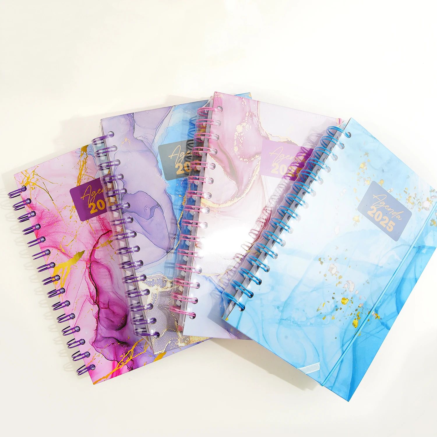 School 5 Subject Spiral Notebook 300 Page Spiral Notebook Spiral Composition Notebooks, product view 1