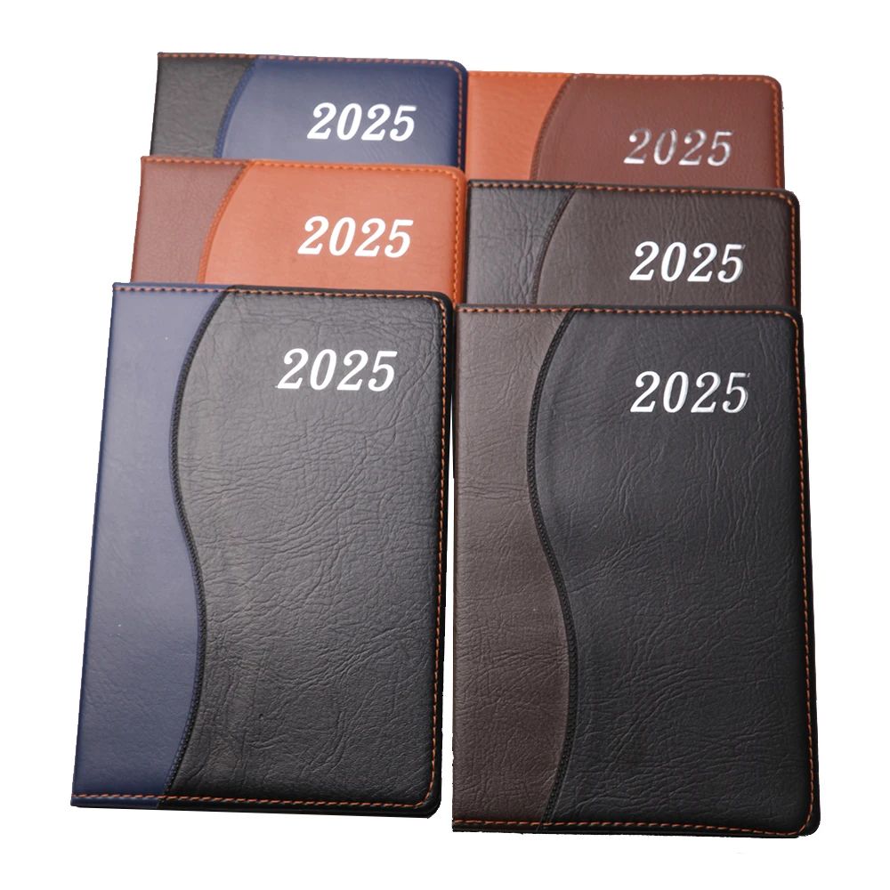 Office Supplies 2025 A5 Glue Binding Planner Custom Agenda New Spanish Promotional Notebook Journals Customized, product view 1